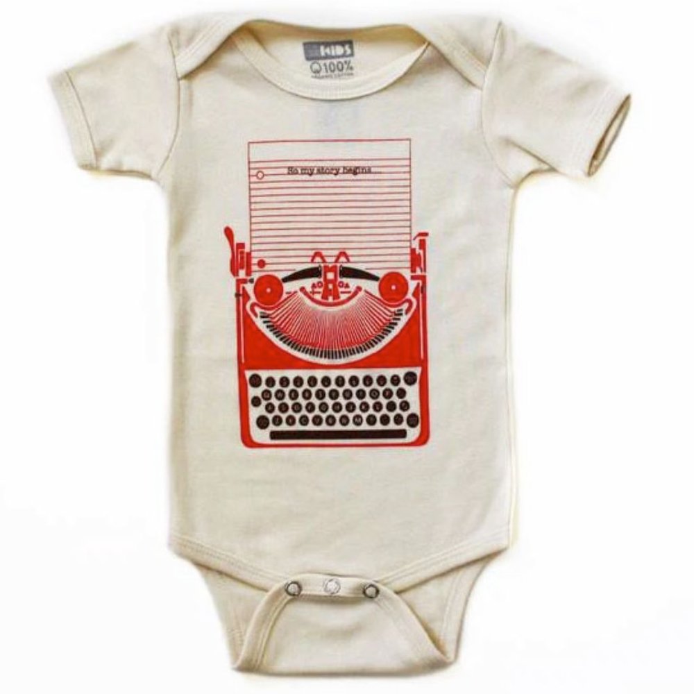 All Good Living bodysuit--typewriter, NEW with tag!!!